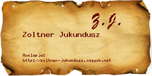 Zoltner Jukundusz névjegykártya